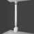 K1002-Luxxus Classic Polyurethane Fluted Whole Column, Primed White. Height: 78" Diameter: 8-11/16"