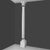 K1132-Luxxus Classic Polyurethane Whole Column Base, Primed White. Width: 13-3/4" Height: 22-7/16"