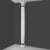 K1002-Luxxus Classic Polyurethane Fluted Whole Column, Primed White. Height: 78" Diameter: 8-11/16"