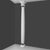 K1152-Luxxus Classic Duropolymer Whole Column Base, Primed White. Height: 4-3/4" Diameter: 12-5/8"