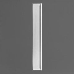 K240-Luxxus Classic Polyurethane Pilaster, Primed White. Length: 78-3/4" Width: 11-7/16"