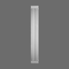 K250-Luxxus Classic Polyurethane Pilaster, Primed White. Length: 78-3/4" Width: 10-5/8"