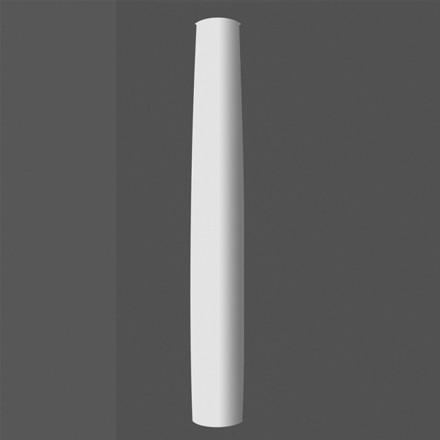 K3202-Luxxus Classic Polyurethane Plain Whole Column, Primed White. Diameter: 13-3/16"" Height: 94-1/2"