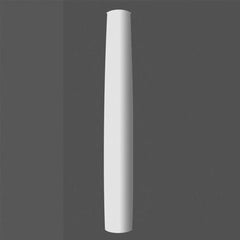 K3202-Luxxus Classic Polyurethane Plain Whole Column, Primed White. Diameter: 13-3/16"" Height: 94-1/2"