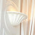 L-506-Luxxus Classic Duropolymer Wall Light Fixture Sconce, Primed White. Length: 15-3/8" Height: 6-1/8"