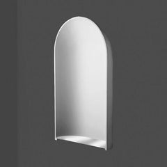 N510-Luxxus Classic Polyurethane Recessed Niche Shell, Primed White. Width: 21-5/8" Height: 38-3/4"