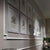 P2020-Luxxus Decorative Polyurethane Panel Molding, Primed White. Length: 78-3/4" Height: 1-3/4"