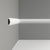 P3070-Luxxus Plain Polyurethane Panel Molding, Primed White. Length: 78-3/4" Height: 4-16/16"