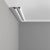 P3071-Luxxus Plain Polyurethane Multifunctional Molding, Primed White. Length: 78-3/4" Height: 14-9/16"