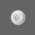 R-13-Luxxus Decorative Polyurethane Ceiling Medallion, Primed White. Diameter: 11-1/4"