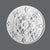 R-24-Luxxus Decorative Polyurethane Ceiling Medallion, Primed White. Diameter: 31-1/8"