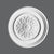 R-46-Luxxus Decorative Polyurethane Ceiling Medallion, Primed White. Diameter: 21-1/16"