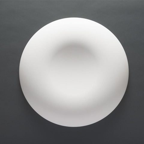 R70-Luxxus Plain Polyurethane Ceiling Medallion, Primed White. Diameter: 23-5/8"