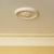 R-13-Luxxus Decorative Polyurethane Ceiling Medallion, Primed White. Diameter: 11-1/4"