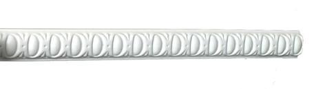 1-1/4"H X 3/8"Proj X 96"L - Putnam White Panel Moulding