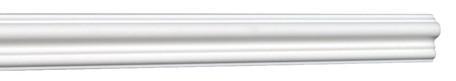 1-1/2"Hx 3/4"Proj X 96"L - Phelps Plain White Panel Moulding