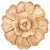 3-3/4"DIA. X 5/8"D - Medium rose flower applique / rosette