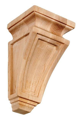 10-1/2"H X 4-7/8"W X 4-7/8"D - Medium traditional mission style corbel