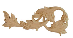 Scrolls - woodcraft, wooden scrolls, woodworking joints, embossed wood appliques, oak rosettes, cabinet onlays