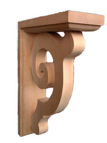 10"H X 2"W X 7"D - Gothic style decorated small size corbel