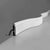 SX155F - Axxent Plain Polyurethane Base Molding, Flexible, Primed White. Length: 78-3/4" Height: 4-5/16"
